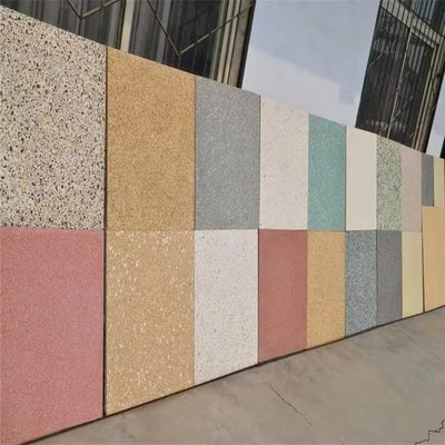 五颜六色仿花岗岩透水砖 市政园林道路景观铺装的绿色新选择